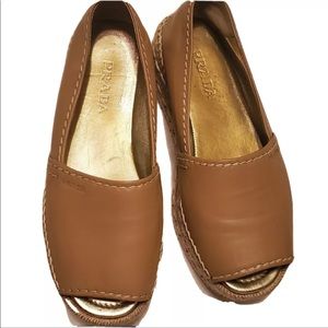 SOLD 🥰 Authentic PRADA Platform Espadrilles 36.5 💕 Go with everything!